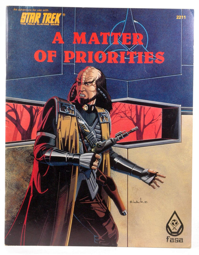 A Matter of Priorities (Star Trek RPG), by Menke, Bernard E.  