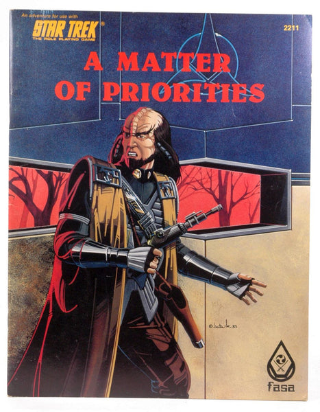 A Matter of Priorities (Star Trek RPG), by Menke, Bernard E.  