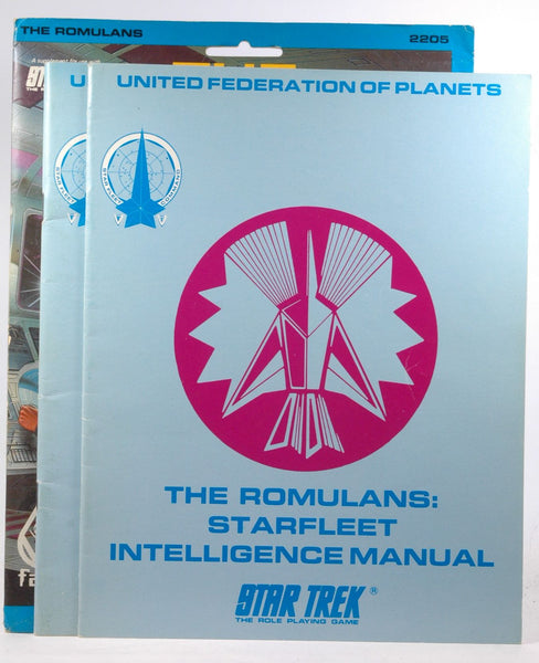 The Romulans (Star Trek Role Playing Game) Two Book Set, by David F. Tepool, Greg K. Poehlein, Guy W. McLimore Jr.  