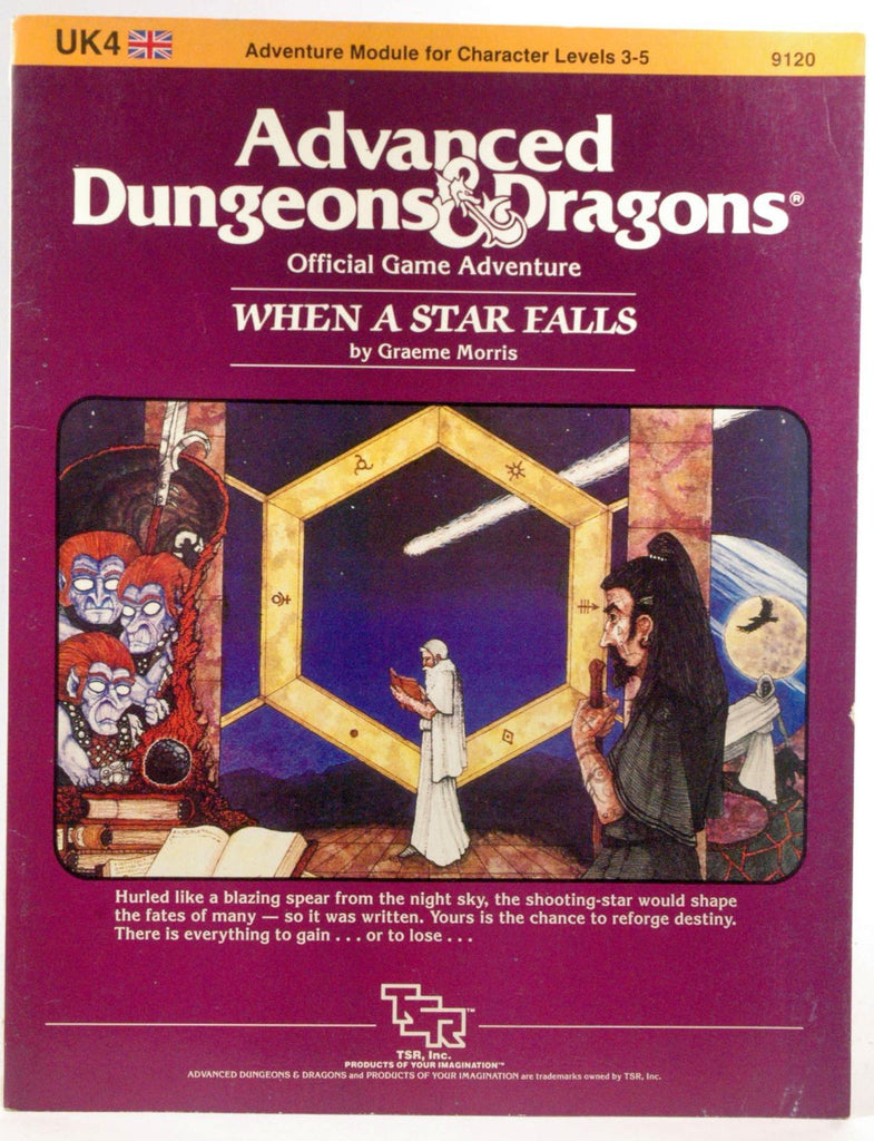 When a Star Falls (Advanced Dungeons & Dragons module UK4), by Morris, Graeme  