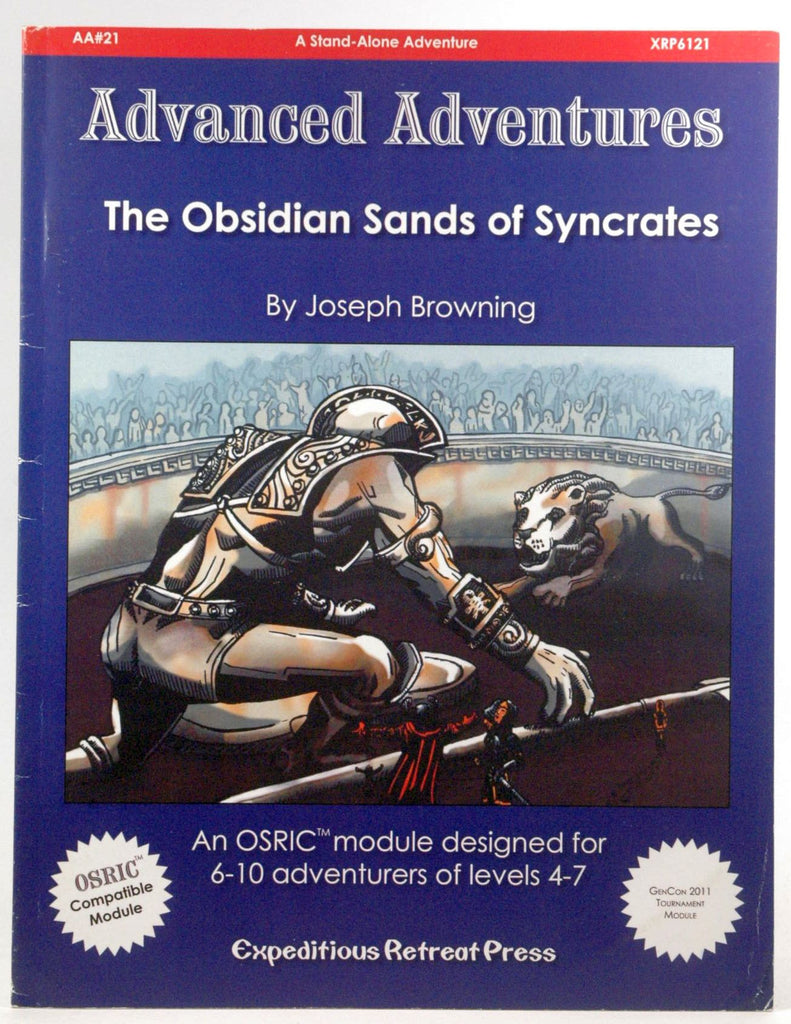 Advanced Adventures 21 the Obsidian Sand, by   