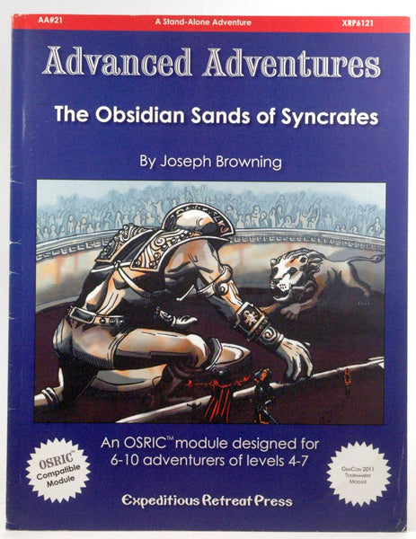 Advanced Adventures 21 the Obsidian Sand, by   