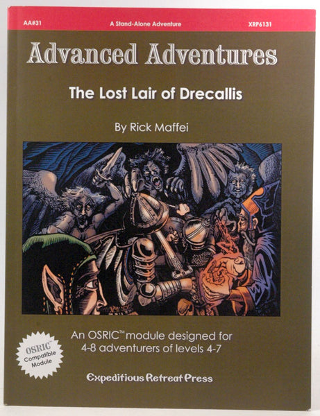 Advanced Adventures The Lost Lair of Drecallis, by Rick Maffei  