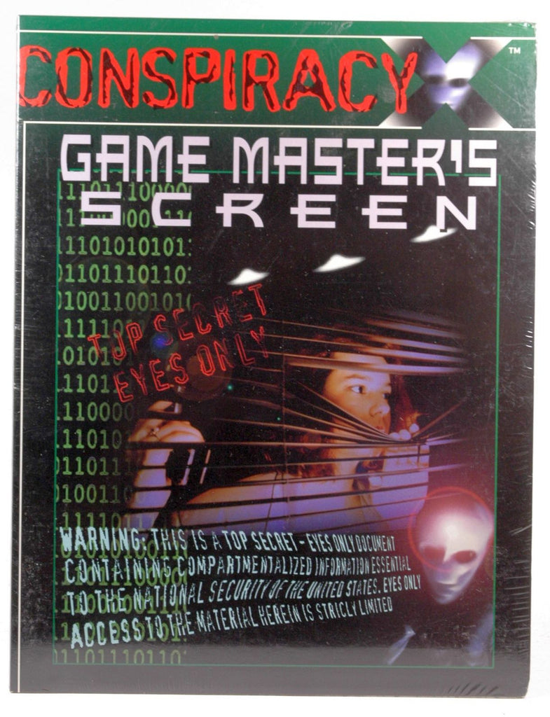 Conspiracy X: Game Master's Screen, by Various, Jurkat, M. Alexander, Taylor, Robert, Morss, Elizabeth M., Ferguson, C. Brent, McKinney, Heather, Vasilakos, George  