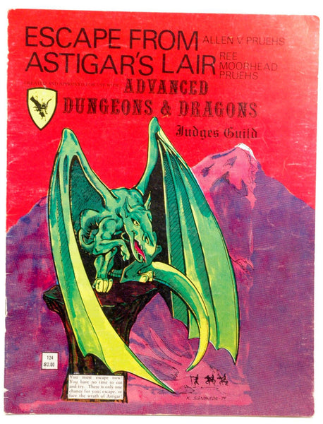 Escape from Astigar's Lair  (AD&D/Advanced Dungeons & Dragons), by Ree Moorhead Pruehs, Allen V. Pruehs  