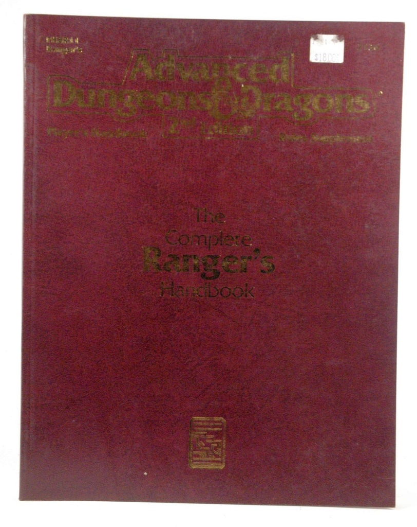 The Complete Ranger's Handbook (Advanced Dungeons & Dragons, 2nd Edition, Player's Handbook Rules Supplement/PHBR11), by Rick Swan  