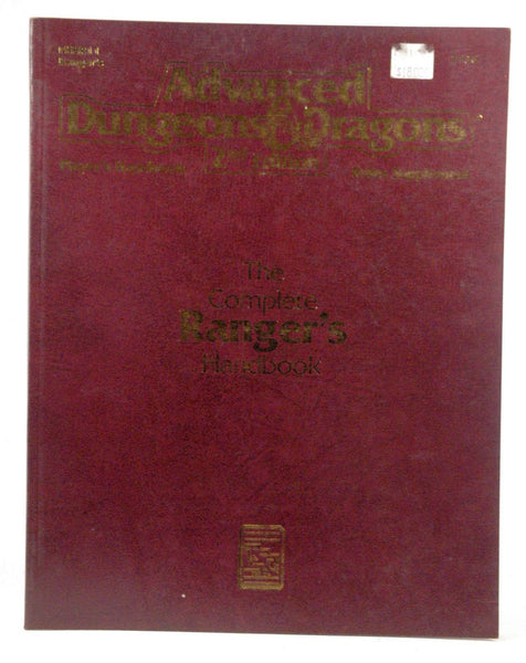 The Complete Ranger's Handbook (Advanced Dungeons & Dragons, 2nd Edition, Player's Handbook Rules Supplement/PHBR11), by Rick Swan  