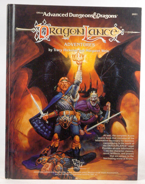 Dragonlance Adventures (Advanced Dungeons and Dragons), by Tracy Hickman, Margaret Weis  