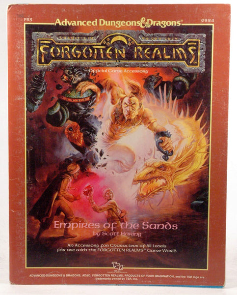 Empires of the Sands (AD&D Fantasy Roleplaying, Forgotten Realms Adventure, FR3), by Haring, Scott  