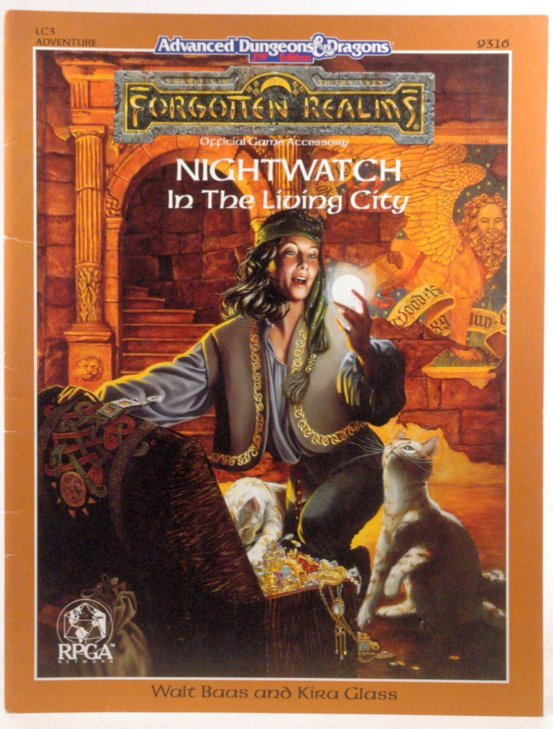 Nightwatch: In the Living City (Advanced Dungeons & Dragons/2nd Edition : Forgotten Realms, No. 9316), by Glass, Kira, Baas, Walt  