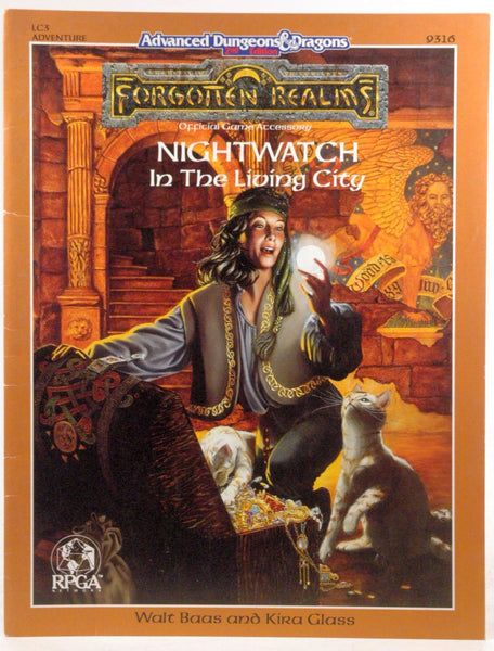 Nightwatch: In the Living City (Advanced Dungeons & Dragons/2nd Edition : Forgotten Realms, No. 9316), by Glass, Kira, Baas, Walt  