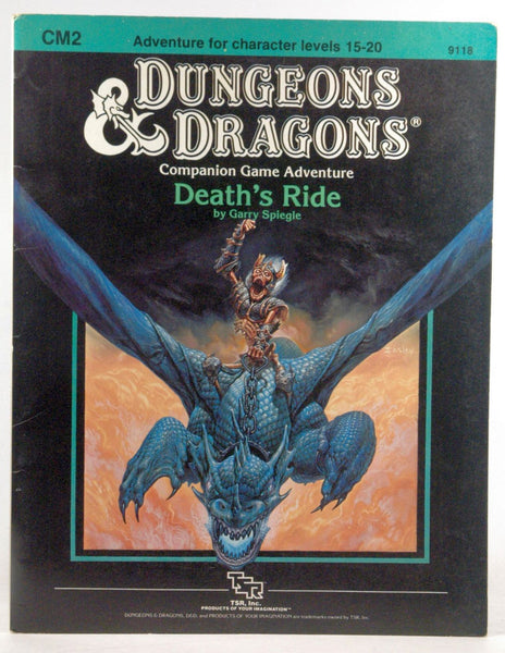 Death's Ride (Dungeons & Dragons module CM2, Adventure for Character Levels 15-20), by Garry Spiegle  