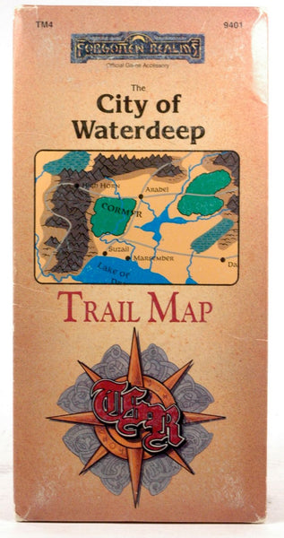 The City of Waterdeep (Advanced Dungeons and Dragons Forgotten Realms Trail Map), by   