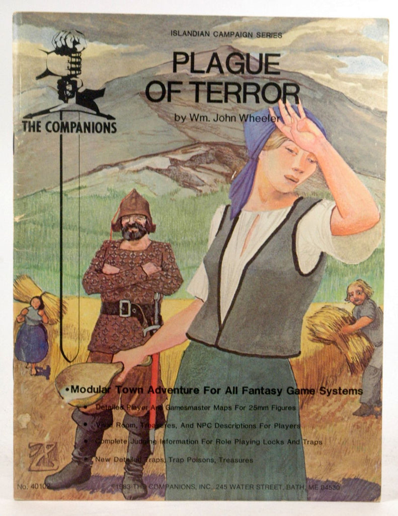 Plague of Terror: Modular Town Adventure (Islandian Campaign Series), by Wm. John Wheeler  