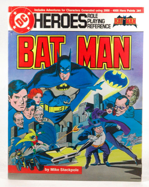 Batman Sourcebook: DC Heroes Role-Playing Sourcebook, by Stackpole, Michael A.  