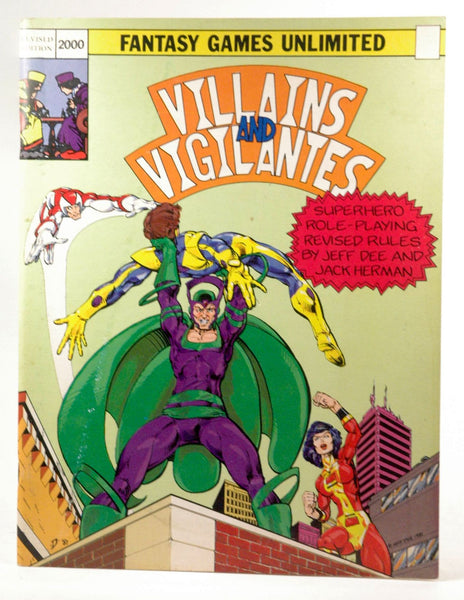 Villains & Vigilantes, Revised Edition, by Jack Herman, Jeff Dee  