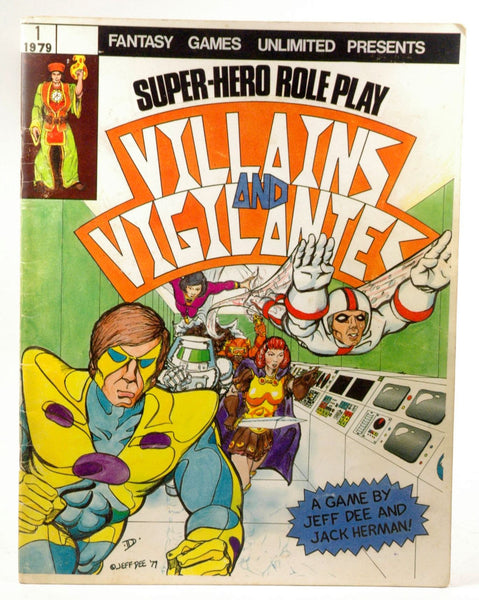 Villains & Vigilantes (1st Edition), by Jack Herman, Jeff Dee  