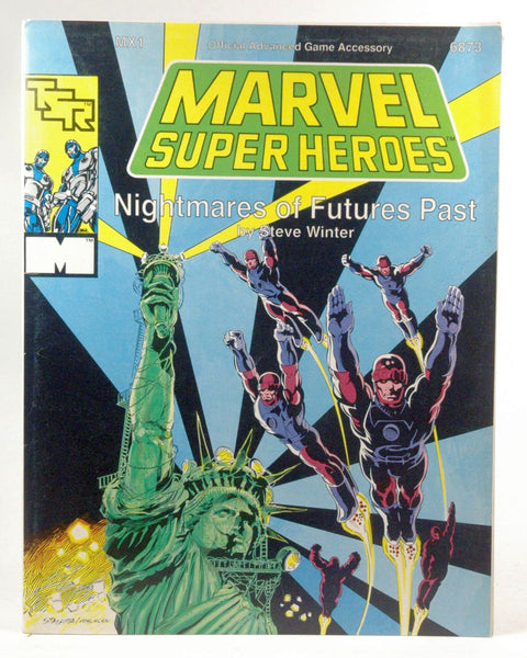 Nightmares of Futures Past (Marvel Super Heroes module MX1), by Winter, Steve  