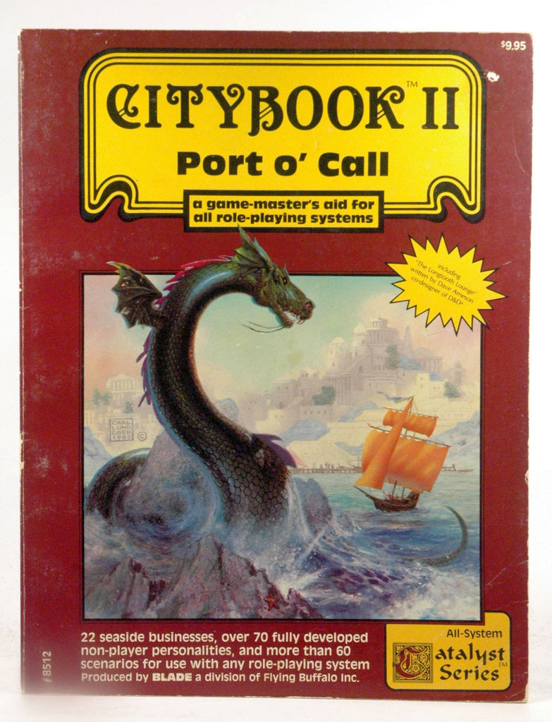 Citybook II: Port o' Call (GM Aid for all FRP Systems), by Michael Stackpole, Liz Danforth  