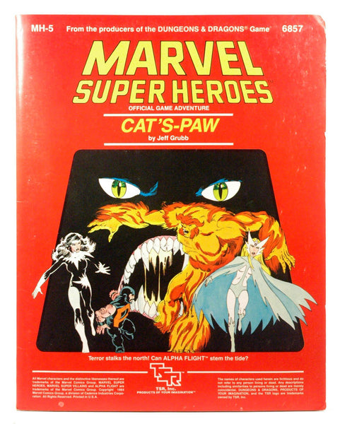 Cat's-Paw (Marvel Super Heroes module MH5), by Grubb, Jeff  