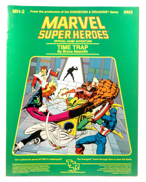 Time Trap (Marvel Super Heroes module MH2), by Nesmith, Bruce  