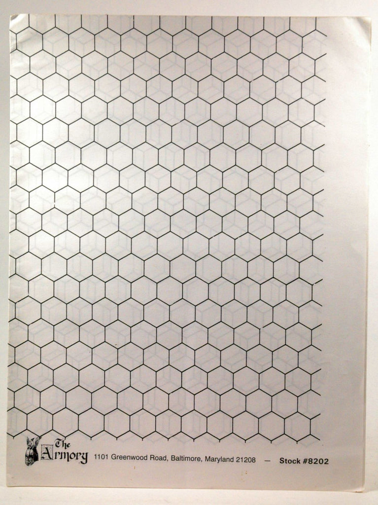 (3) The Armory Hex Foldout Poster Map #8202, by   