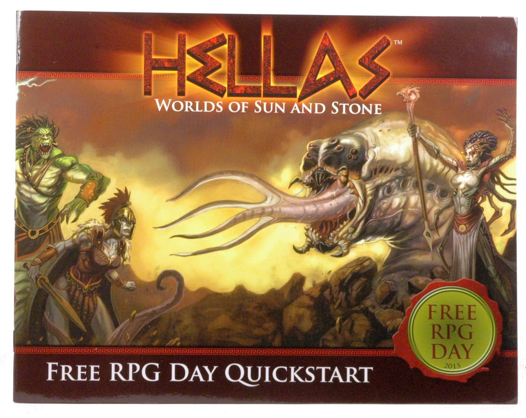 Hellas Worlds Sun Stone Free RPG Day 2015 Quickstart, by   