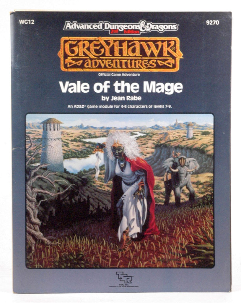 Vale of the Mage (Advanced Dungeons & Dragons/Greyhawk Module WG12), by Rabe, Jean  