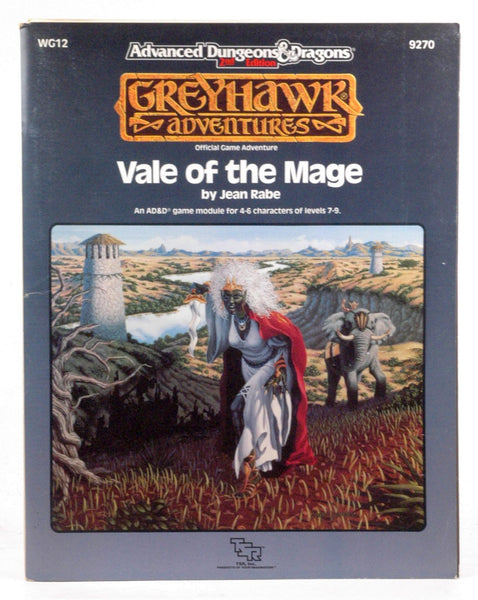 Vale of the Mage (Advanced Dungeons & Dragons/Greyhawk Module WG12), by Rabe, Jean  