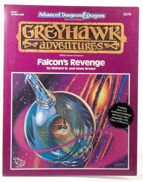 Falcon's Revenge (AD&D/Greyhawk Module WGA1), by Brown, Anne, Brown, Richard W.  