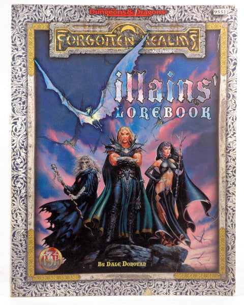 Villains' Lorebook (AD&D/Advanced Dungeons & Dragons/Forgotten Realms), by Donovan, Dale  