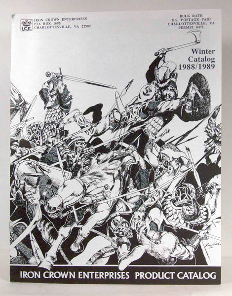 I.C.E. Iron Crown Enterprises Winter Catalog 1988/1989, by   