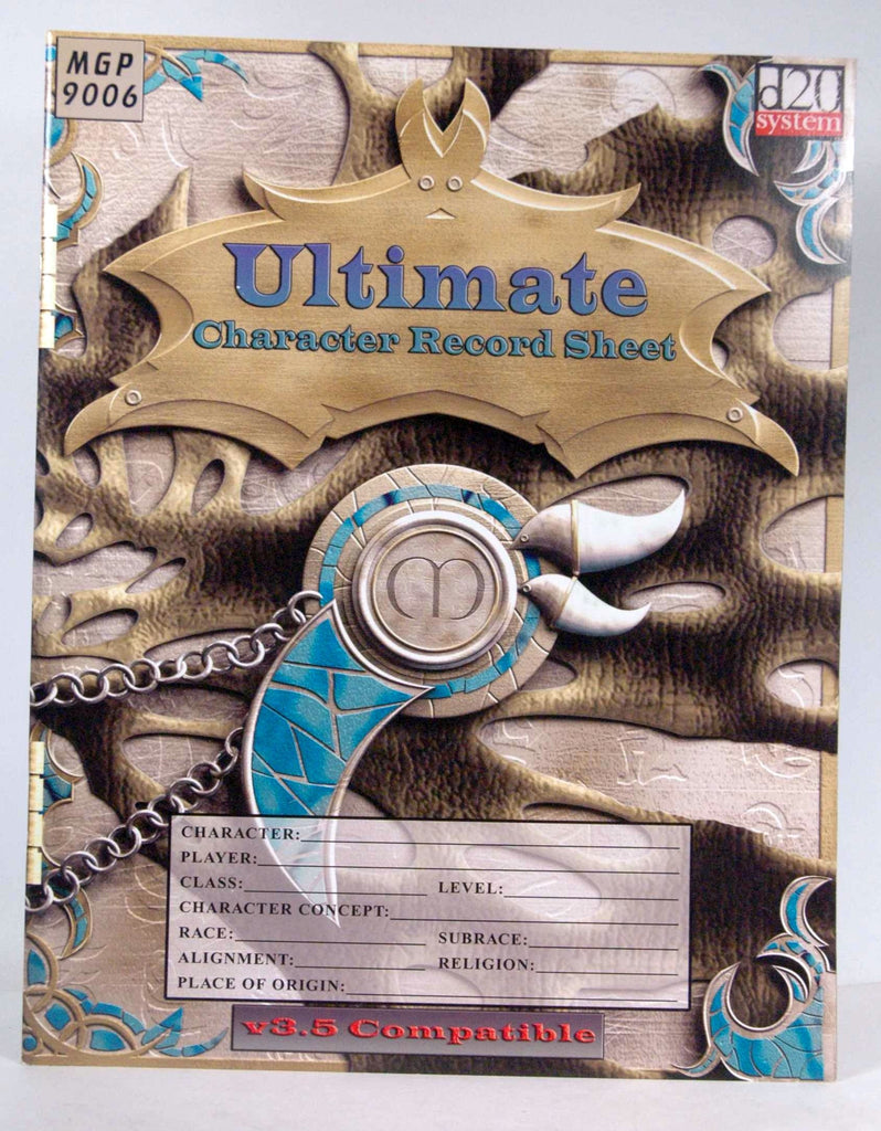 The Ultimate Character Sheet, by Various  
