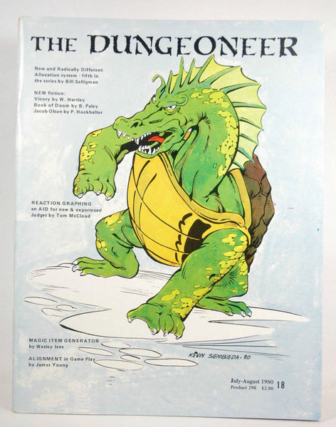 The Dungeoneer Magazine #18 July-Aug 1980, by   