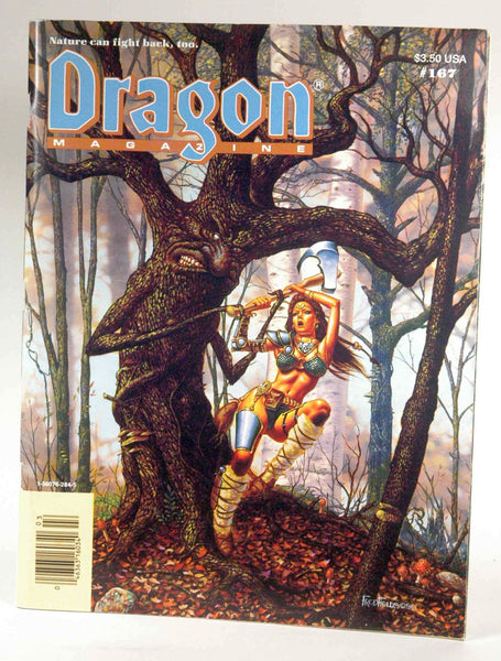 DRAGON #167 (Magazine -March 1991) "Nature can Fight Back, too.", by   