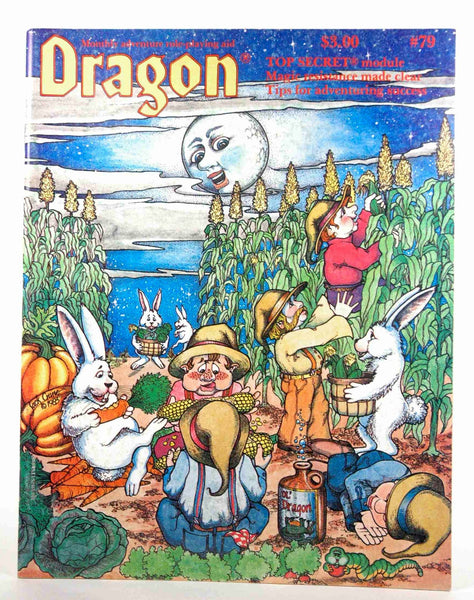 DRAGON #79 (Magazine - November 1983) "Top Secret; Magic resistance made clear; Tips for adventuring success", by   