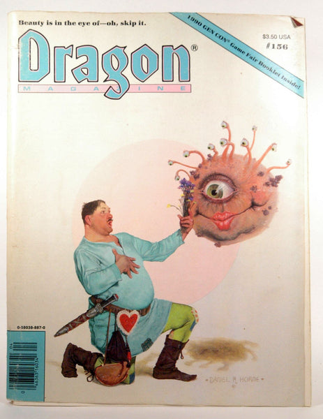DRAGON #156 (Magazine - April 1990) "Beauty is in the eye of..., Skip it; 1990 GEN CON Game Fair Booklet Inside!", by   