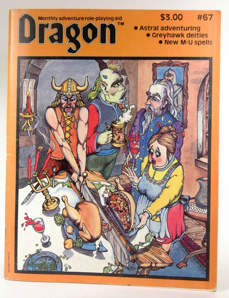 Dragon #67 Nov. 1982 Astral Adventuring Grehawk Dieties M-U Spells, by Dragon Publishing  