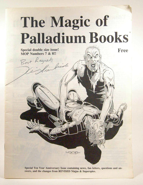 Signed The Magic of Palladium Books Issue 7&8 Double Issue, by Kevin Siembieda Signed 