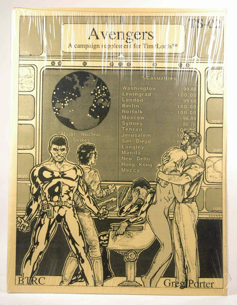 Avengers, A campaign supplement for TimeLords, BTRC,, by Greg Porter  