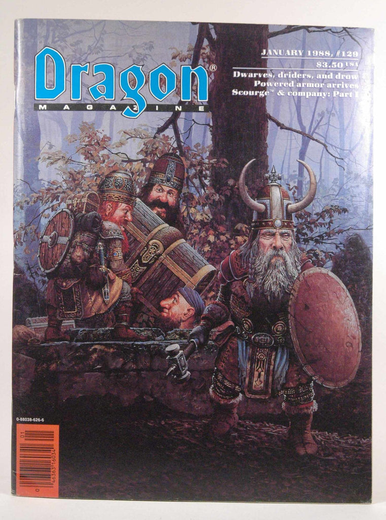 Dragon Magazine # 129 January 1988, by   