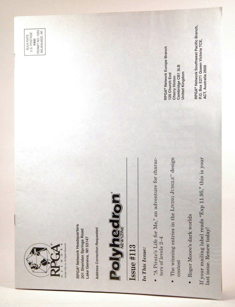 Polyhedron Magazine, Issue 113, by   