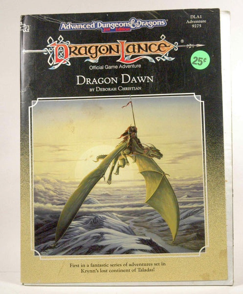 Dragon Dawn (Advanced Dungeons & Dragons/Dragonlance Module DLA1), by Christian, Deborah  
