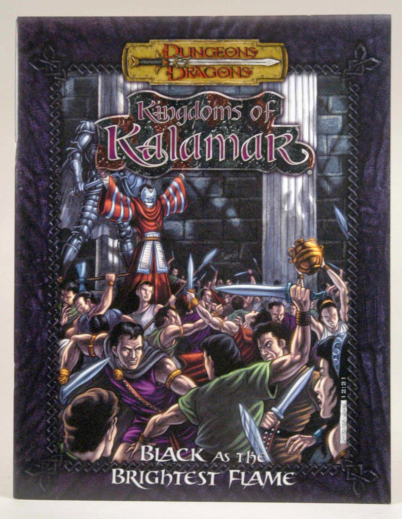 Black as the Brightest Flame (Dungeons & Dragons: Kingdoms of Kalamar Adventure Module), by Rob Lee  