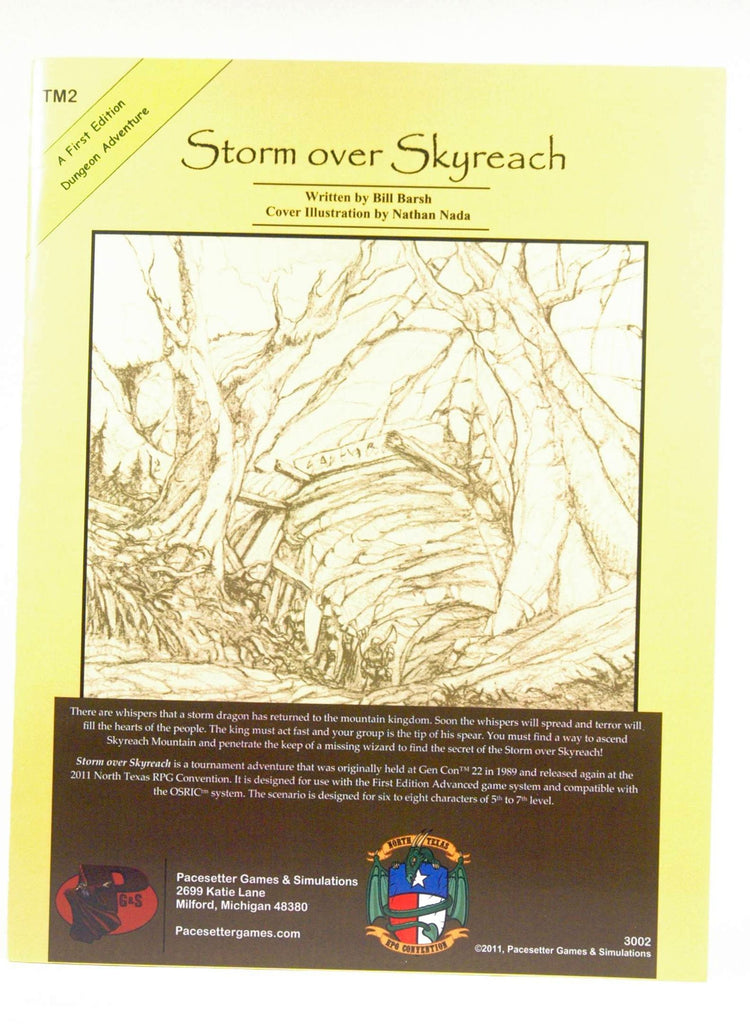 Storm Over Skyreach (AD&D 1e module), by Bill Barsh  