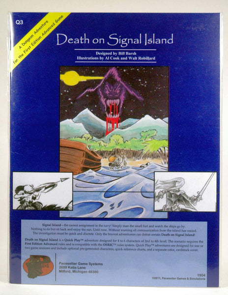 Death on Signal Island (AD&D 1e Module), by Bill Barsh  