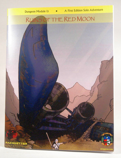 Ruins of the Red Moon (AD&D 1e Solo Adventre I3), by Bill Barsh  