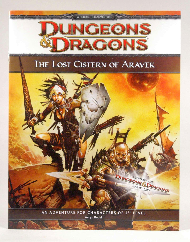 The Lost Cistern of Aravak (Game Day) D&D 4e Dark Sun, by Aeryn Rudel  