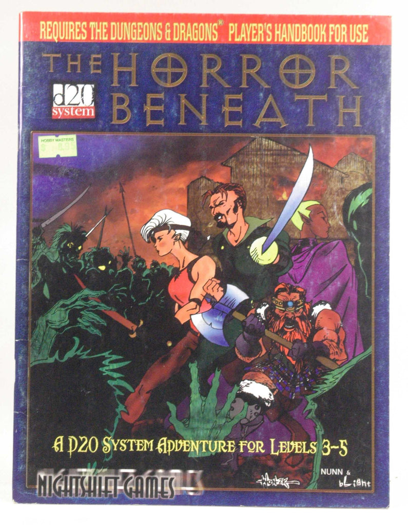 The Horror Beneath d20, by Eric Metcalf  