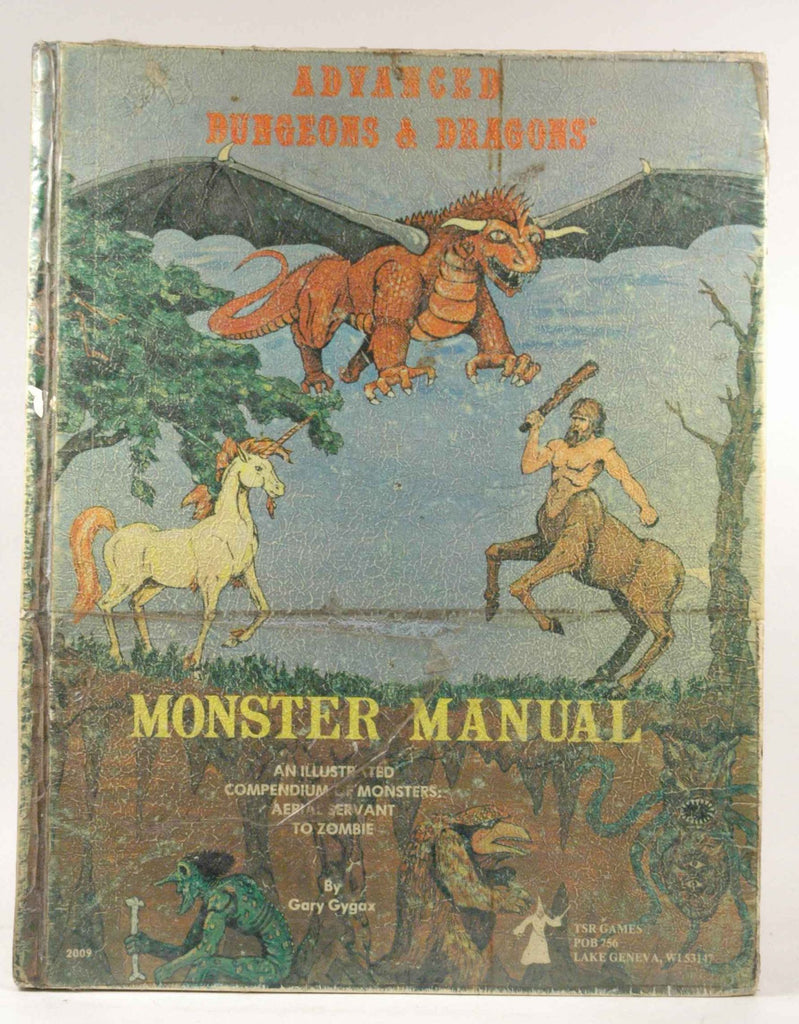 Monster Manual Third Alpha Printing Dungeons and Dragons D&D, by Gary Gygax  